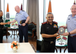 CDS General Anil Chauhan Meets UK’s Air Chief Marshal in New Delhi