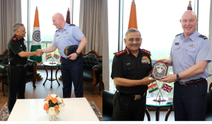 CDS General Anil Chauhan Meets UK’s Air Chief Marshal in New Delhi