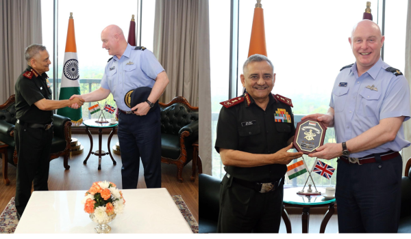 CDS General Anil Chauhan Meets UK’s Air Chief Marshal in New Delhi