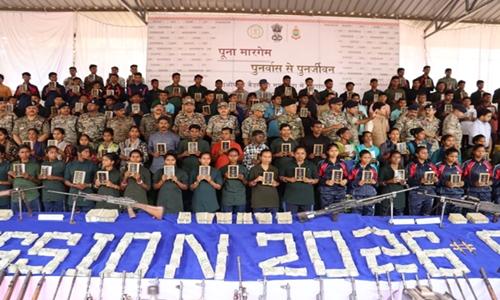 108 Maoists Surrender in Chhattisgarh, Police Recover Weapons and Cash