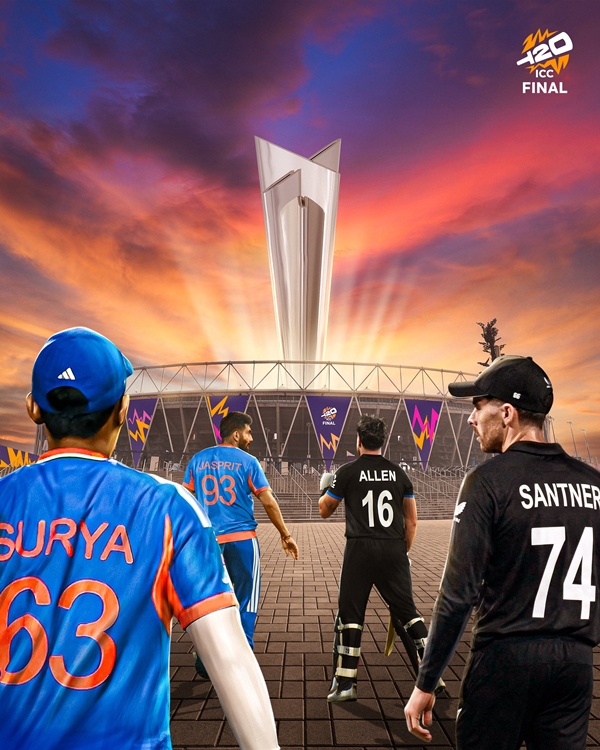 India to take on New Zealand in ICC Men’s T20 World Cup final in Ahmedabad today