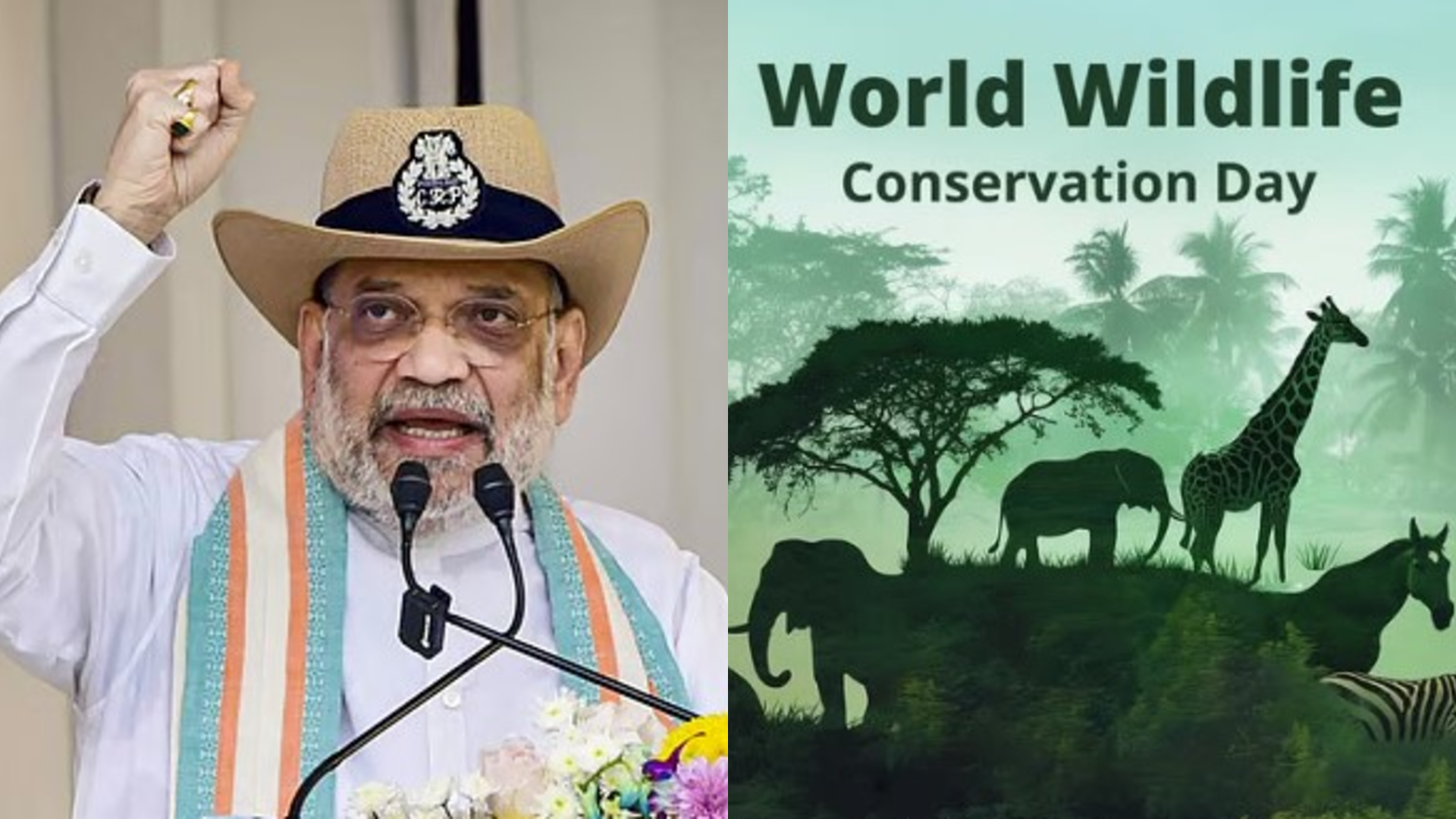 World Wildlife Day: HM Amit Shah Reaffirms India’s Commitment to Wildlife Conservation