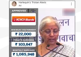 Govt debunks fake video claiming FM Nirmala Sitharaman promoted investment project