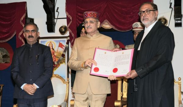 Kavinder Gupta takes oath as 30th Governor of Himachal Pradesh