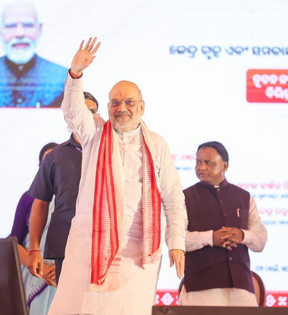 HM Amit Shah launches development projects worth over Rs 3,700 crore in Odisha