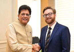 Commerce and Industry Minister Piyush Goyal meets Co-Founder and CEO of Anduril Tech Brian Schimpf