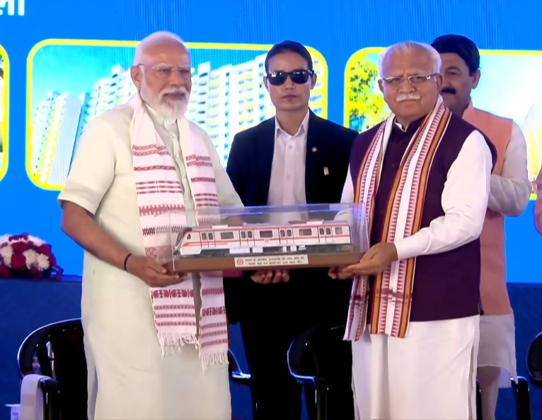 PM Modi launches multiple development projects worth Rs 33,500 cr, including two new corridors of Delhi Metro