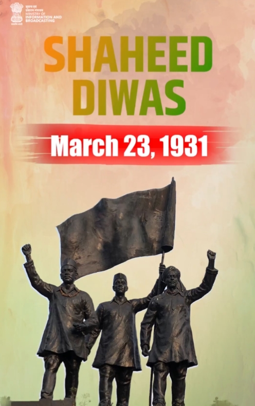 Nation pays homage to legendary freedom fighters Bhagat Singh, Rajguru and Sukhdev on their martyrdom day