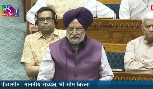 देश में कच्चे तेल की स्थिति मजबूत: पेट्रोलियम मंत्री हरदीप सिंह पुरी