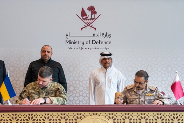 Qatar and Ukraine SIGN defence cooperation agreement