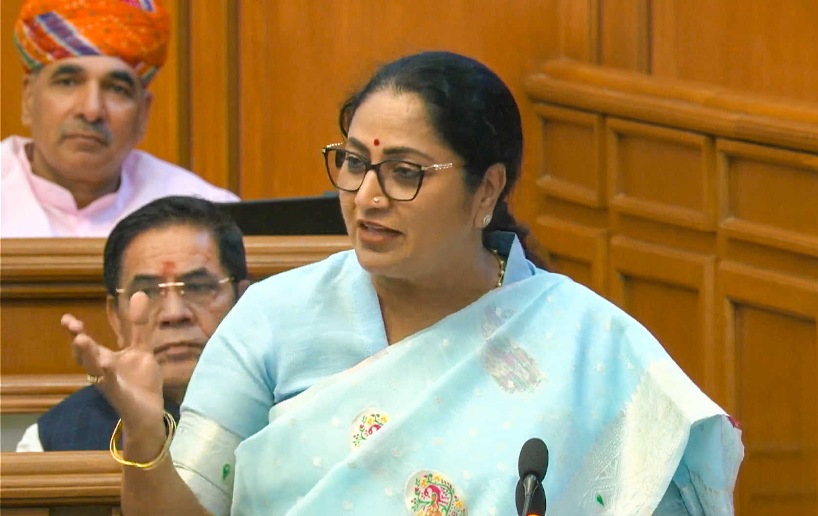 Delhi CM Rekha Gupta Presents ₹1.03 Lakh Crore Budget for 2026-27