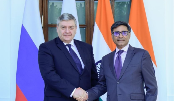 नई दिल्ली: विदेश सचिव विक्रम मिस्री ने की रूस के उप-विदेश मंत्री एंड्री रुडेंको से मुलाकात