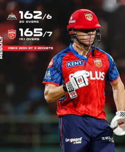 IPL 2026: Punjab Kings beat Gujarat Titans by 3 wickets