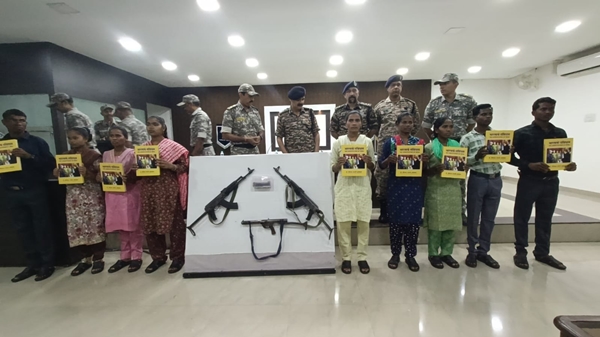 Nine Maoists surrender in Maharashtra’s Gadchiroli district