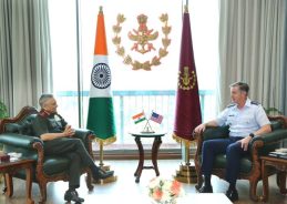 CDS Anil Chauhan Meets US Pacific Air Forces Commander General Kevin B. Schneider