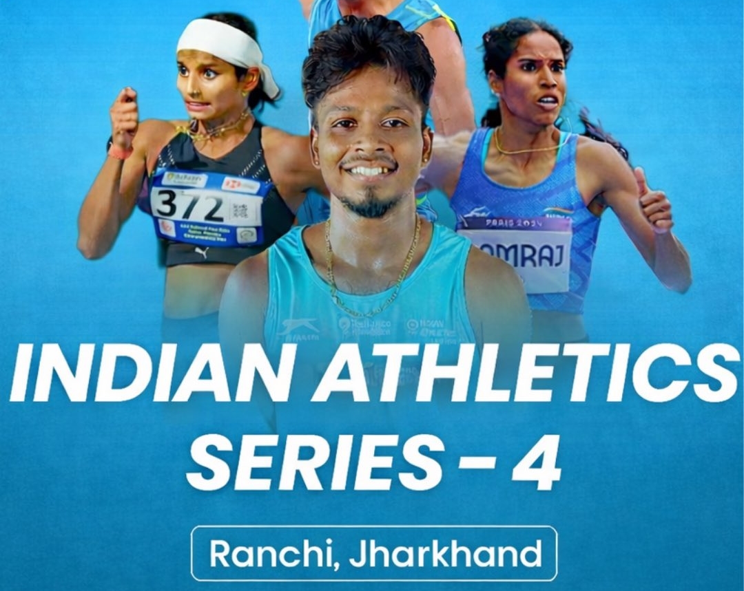 Indian Athletics Series-4 concluded at Birsa Munda Stadium in Ranchi