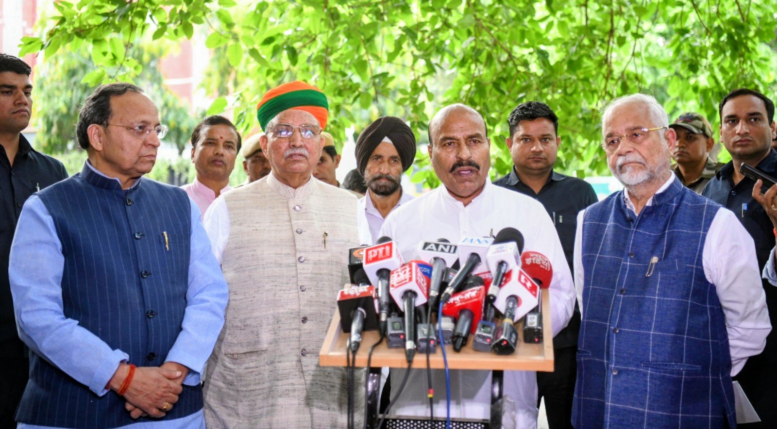 BJP delegation meets ECI officials over law and order situation during elections in West Bengal