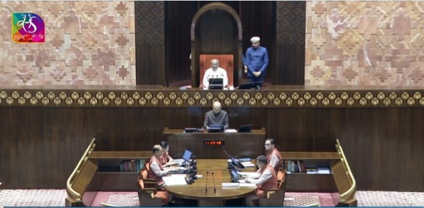 Rajya Sabha Chairman C. P. Radhakrishnan Administers Oath to Newly Elected Members