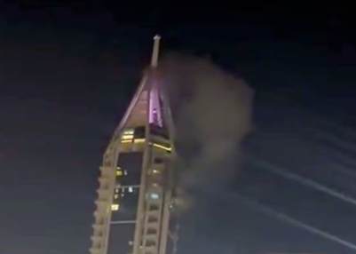 Debris from aerial interceptions reported in Dubai