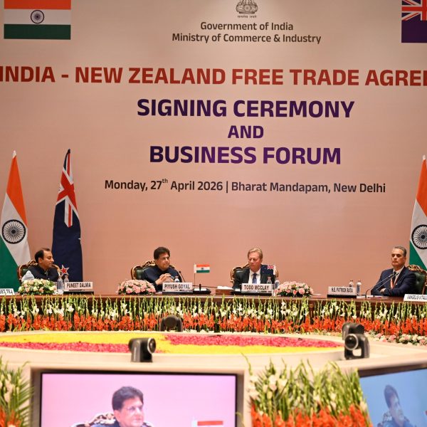 Union Minister Piyush Goyal asserts India, New Zealand FTA reflects growing strategic importance of India in world geopolitics