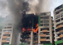 Fire breaks out in housing society in Ghaziabad, Uttar Pradesh
