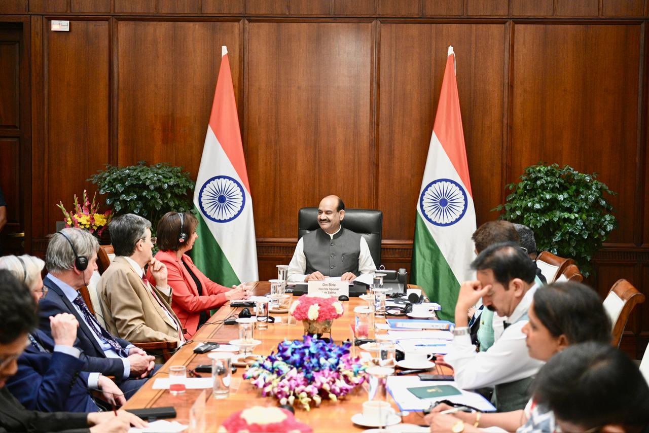 LS Speaker Om Birla meets French delegation to strengthen bilateral and legislative ties