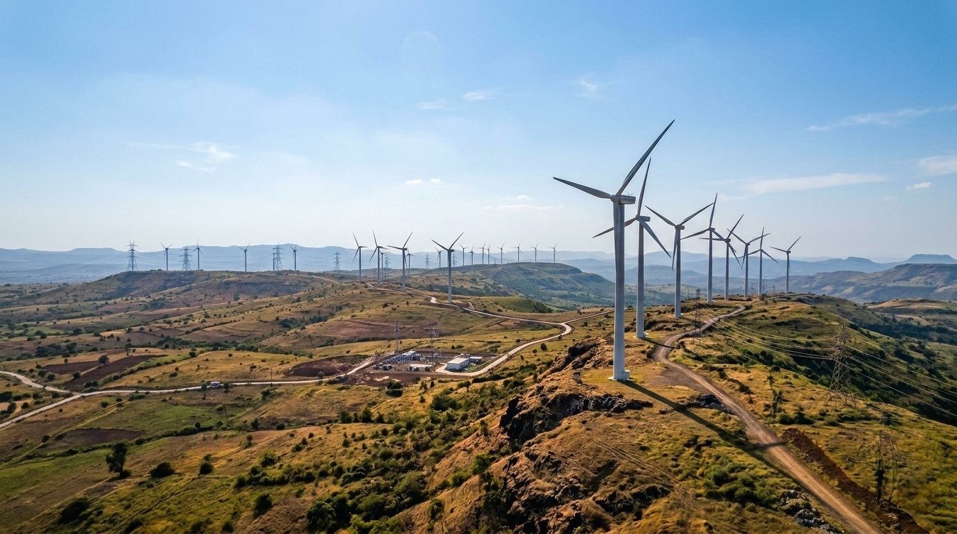 वित्तीय वर्ष 2025-26 में पवन ऊर्जा क्षमता में रिकॉर्ड 6.05 गीगावाट की वृद्धि