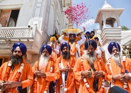 Guru Tegh Bahadur Ji birth anniversary observed with devotion in Amritsar