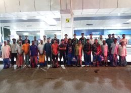 Thirty Indian fishermen released from Sri Lankan prisons return to Chennai