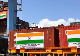 India dispatches consignment of 250 Metric Tonnes of foodgrains to Seychelles