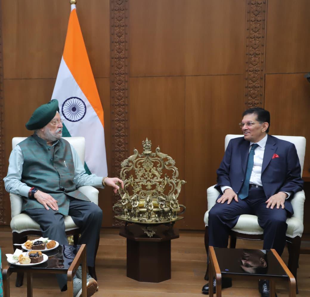 केंद्रीय मंत्री हरदीप सिंह पुरी ने बांग्लादेश के विदेश मंत्री खलीलुर रहमान से मुलाकात की