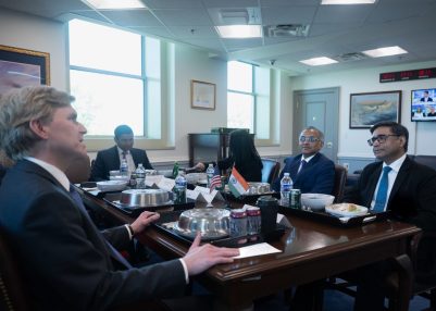 Foreign Secretary Vikram Misri discusses developments in Indo-Pacific, West Asia with US Under Secretary Elbridge Colby