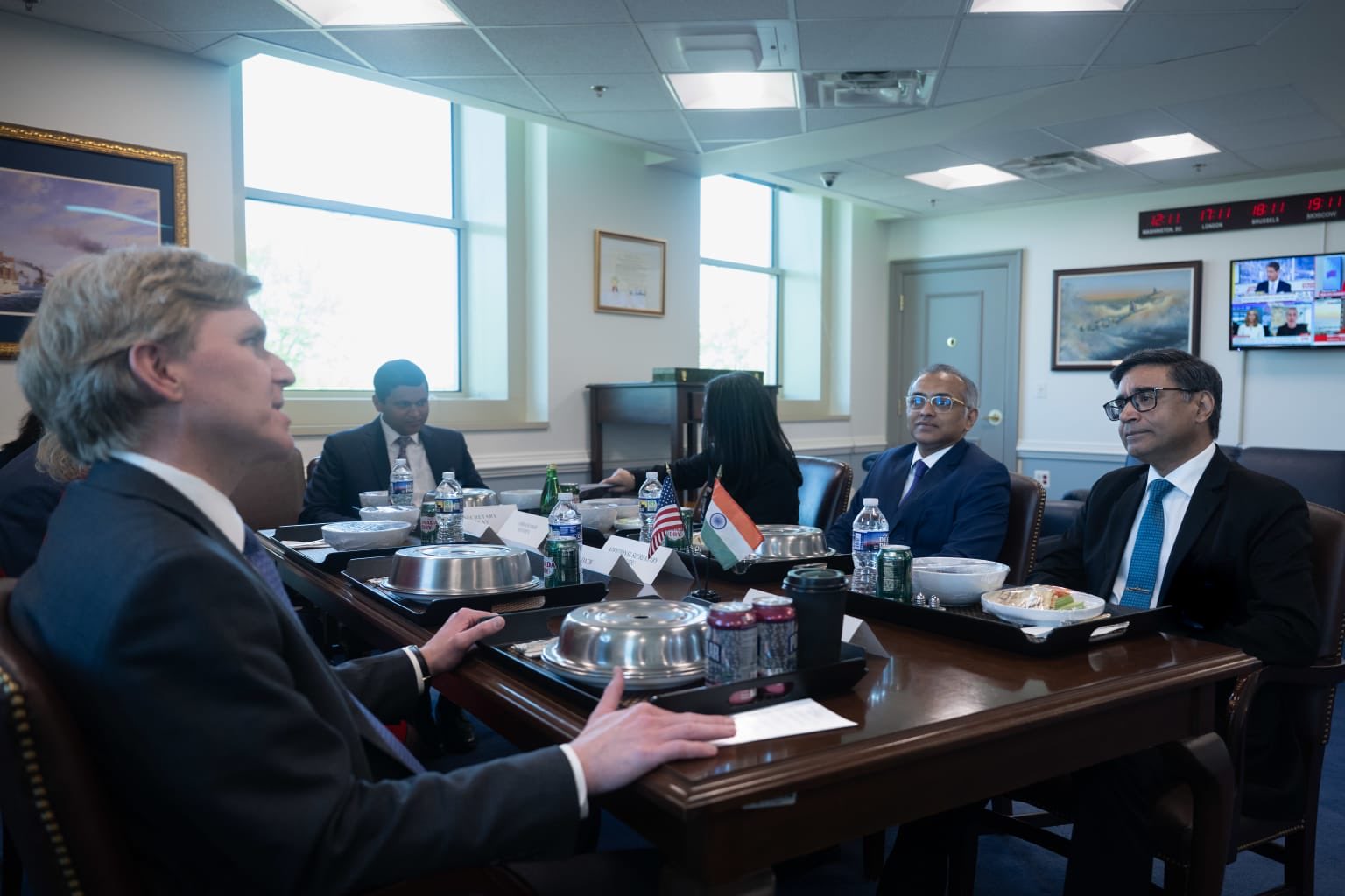 Foreign Secretary Vikram Misri discusses developments in Indo-Pacific, West Asia with US Under Secretary Elbridge Colby