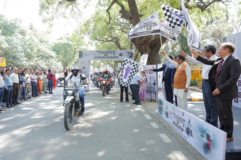 सड़क परिवहन और राजमार्ग राज्य मंत्री हर्ष मल्होत्रा ने उत्तराखंड एडवेंचर राइड के तीसरे संस्करण को झंडी दिखाई
