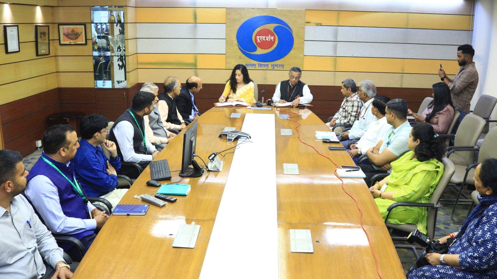 Doordarshan signs MoU with Indian Council for Cultural Relations in New Delhi
