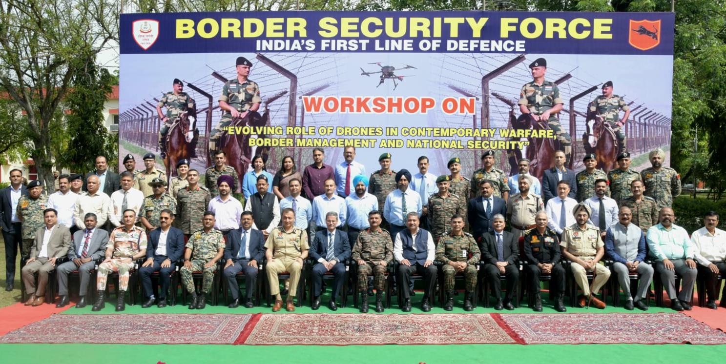 BSF organises high-level workshop on Evolving Role of Drones in Contemporary Warfare, Border Management & National Security