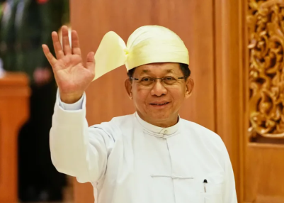 Min Aung Hlaing sworn in as elected President of Myanmar today