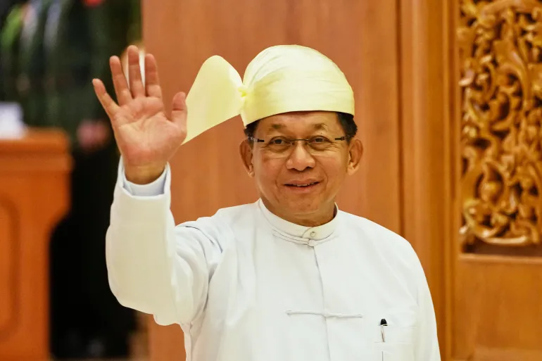 Min Aung Hlaing sworn in as elected President of Myanmar today