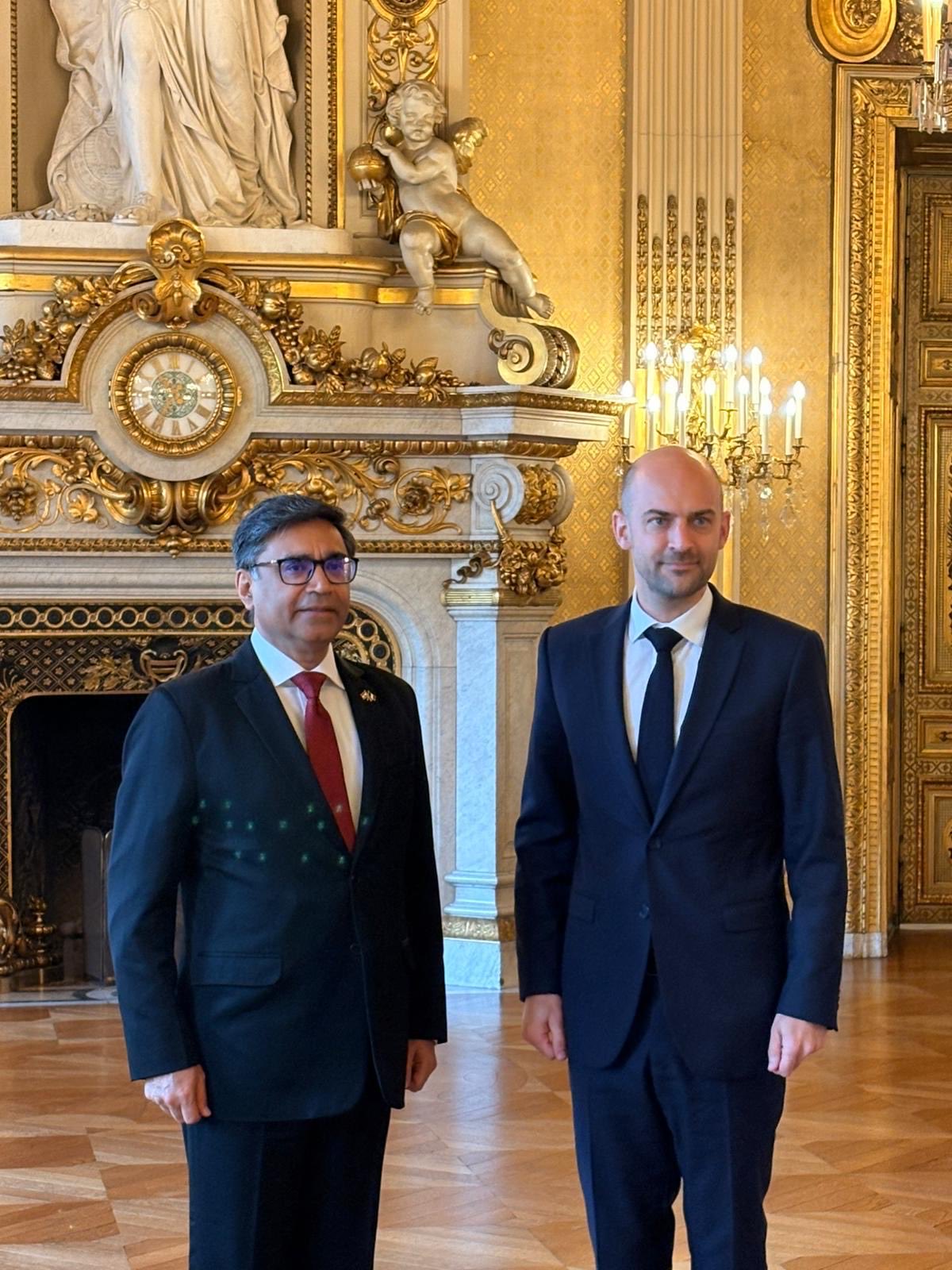 Foreign Secretary Vikram Misri calls on French Minister for Europe and Foreign Affairs Jean-Noël Barrot