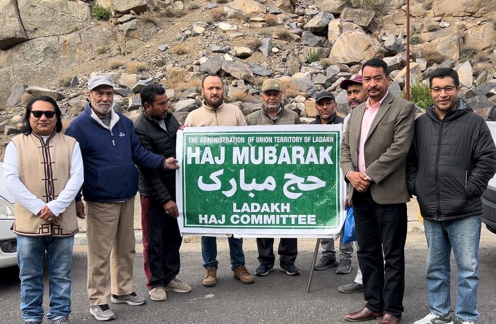 First Caravan of Ladakhi Pilgrims for Hajj 2026 Flagged Off from Kharul, Ladakh