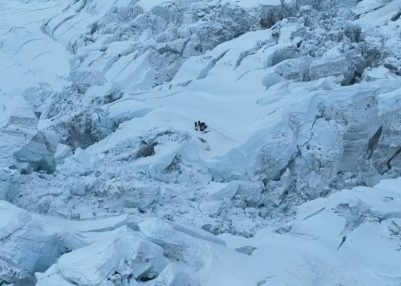 Hundreds of climbers stuck at Everest summit camp due to Khumbu Icefall