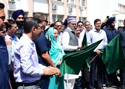 CM Omar Abdullah Flags Off Ambulances to Boost Healthcare Services Across J&K