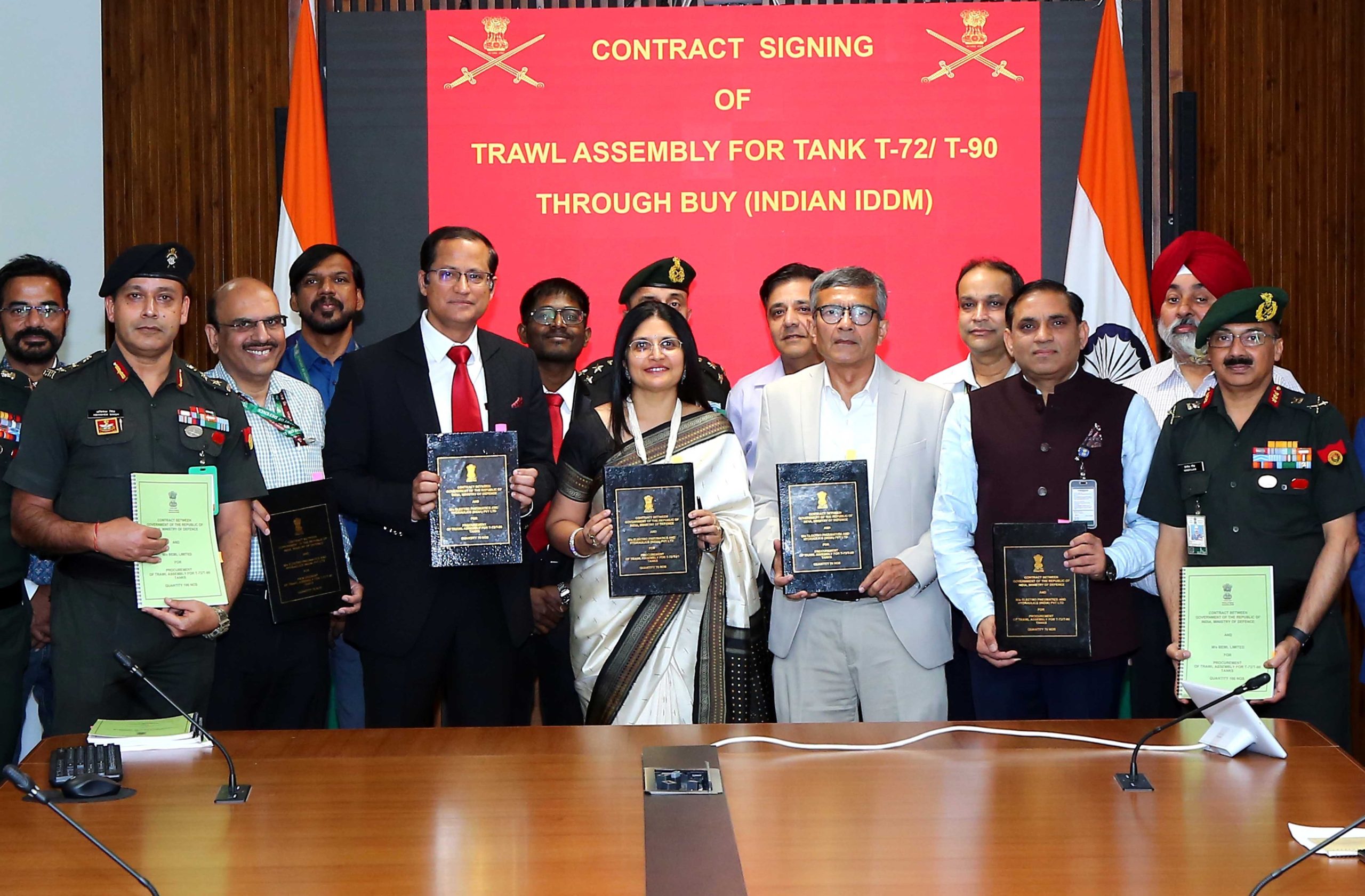 Defence Ministry signs Rs 975 crore contracts to procure TRAWL systems for T-72 and T-90 Tanks