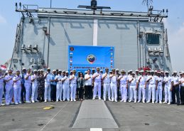 INS Sunayna Reaches Jakarta on SAGAR Mission, Marks Third Port Call