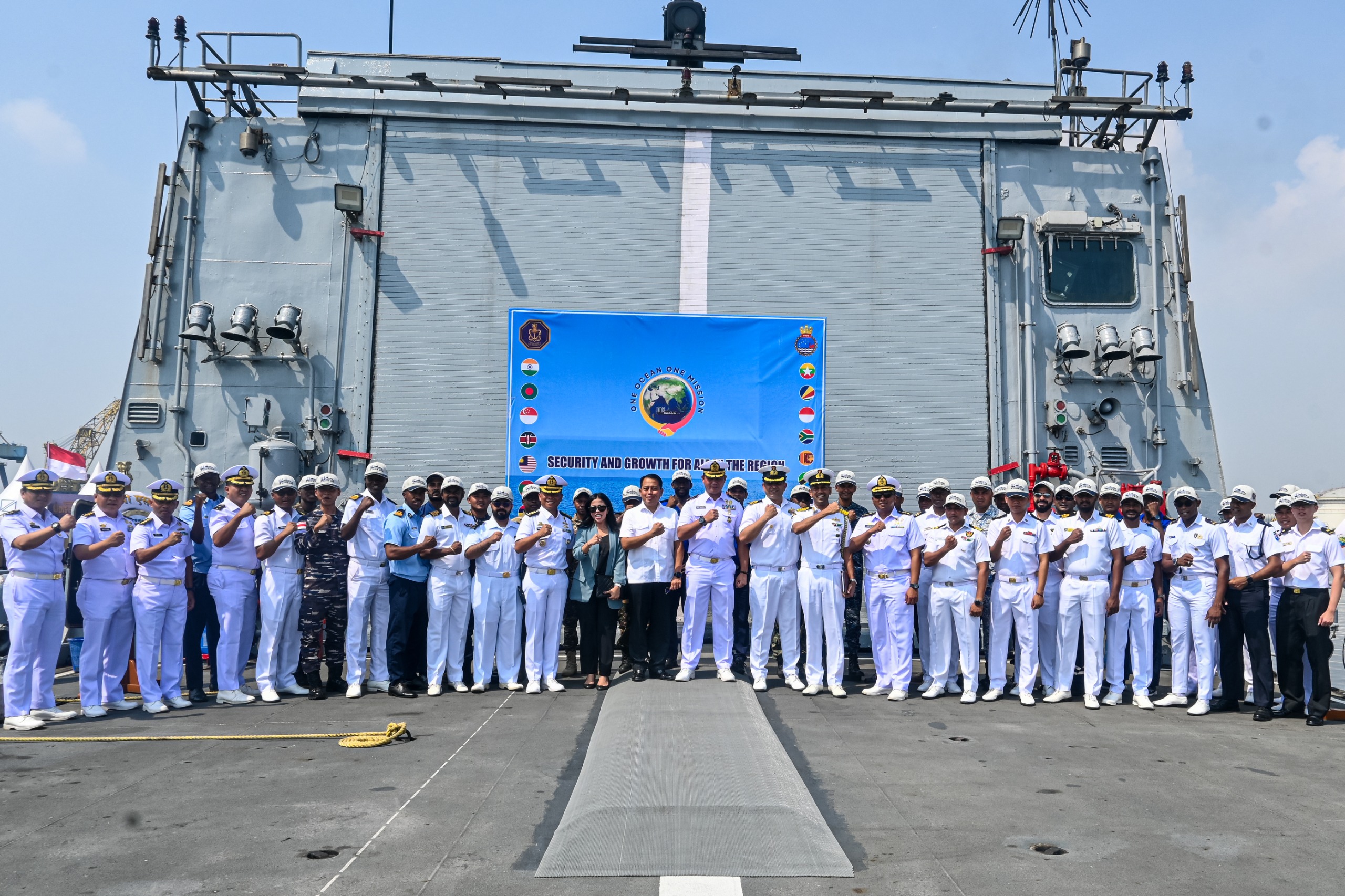 INS Sunayna Reaches Jakarta on SAGAR Mission, Marks Third Port Call