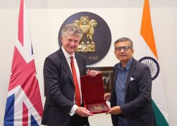 Defence Secretary Rajesh Kumar Singh meets National Security Adviser of UK, Jonathan Powell
