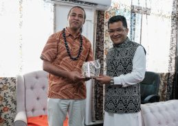 MoS External Affairs Pabitra Margherita Holds Talks with Tuvalu Minister Hamoa Holona