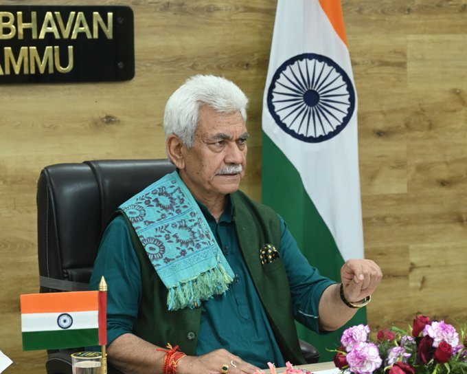 J&K LG Manoj Sinha Reviews Security Situation, Anti-Drug Drive and Pilgrimage Preparations