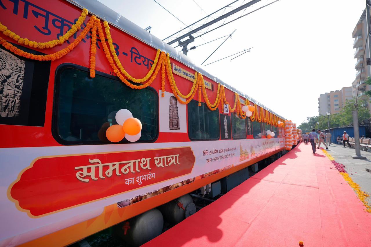 Union Minister Gajendra Singh Shekhawat inaugurates Somnath Swabhiman Parv Yatra in New Delhi