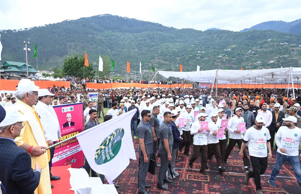 जम्मू-कश्मीर: उपराज्यपाल मनोज सिन्हा ने डोडा में मादक पदार्थों के खिलाफ जागरूकता कार्यक्रम शुरू किया